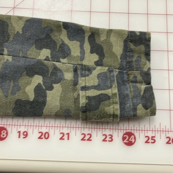 VELVET by GRAHAM & SPENCER Cotton Camo Drawstring Zip/Snap Casual Jacket SZ S - Picture 13 of 16